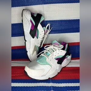 🥳✨ Nike Air Huarache Run - Aquatone - Women’s Athletic Sneakers - Size 9 - 90’s